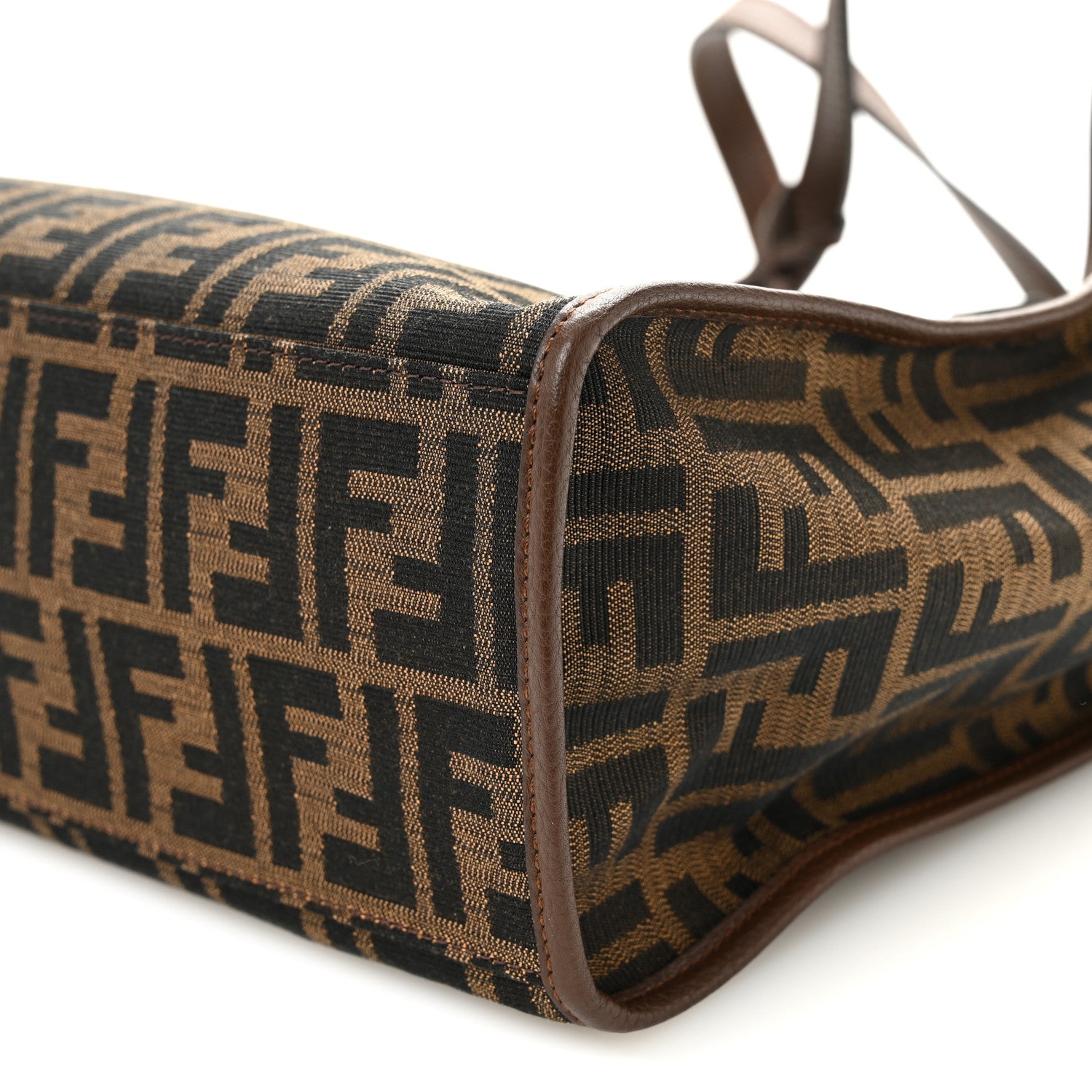 Fendi Zucca Vitello Artic Tote Tobacco Castagna 9 of 9