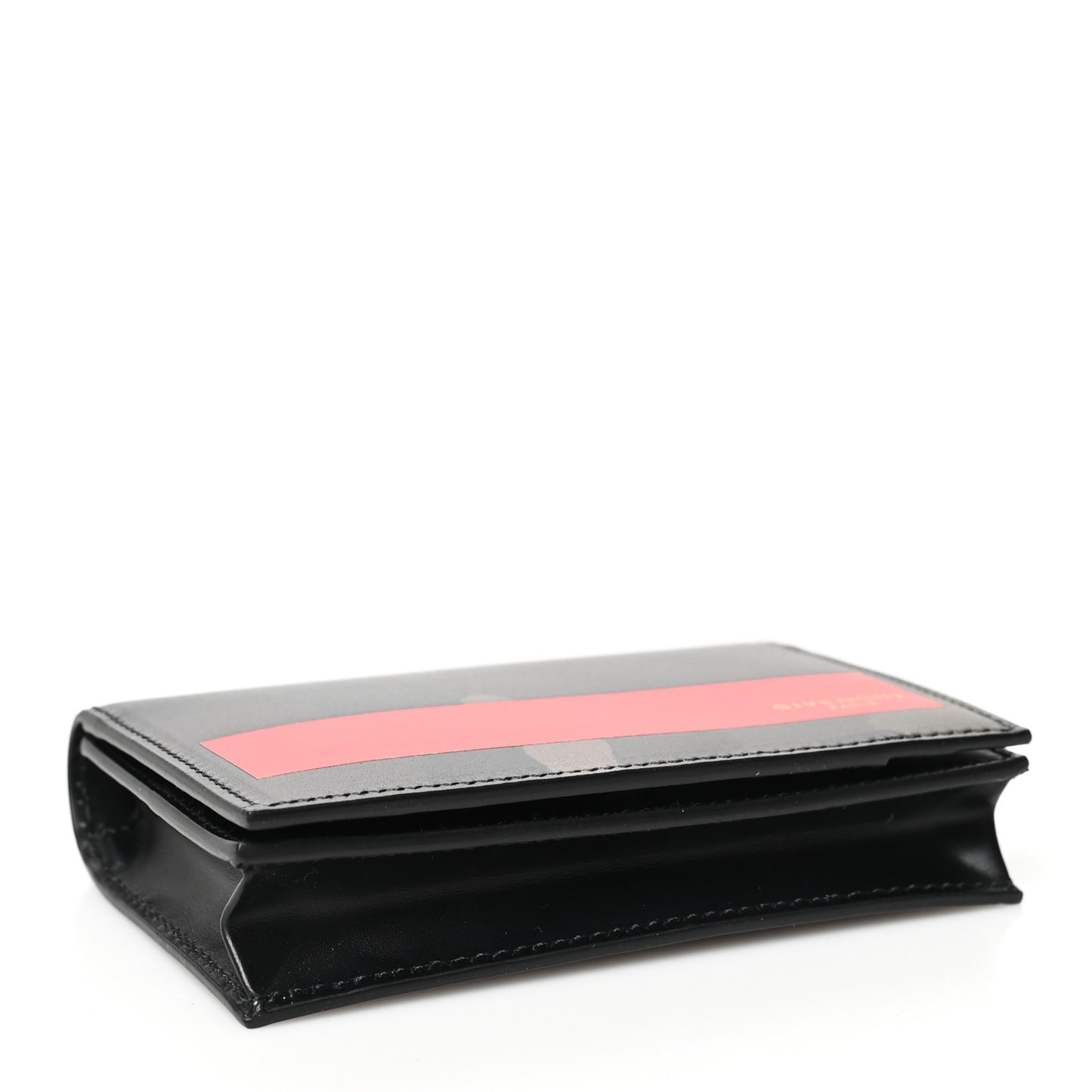 Calfskin Camo Print Bi-Fold Wallet Multicolor