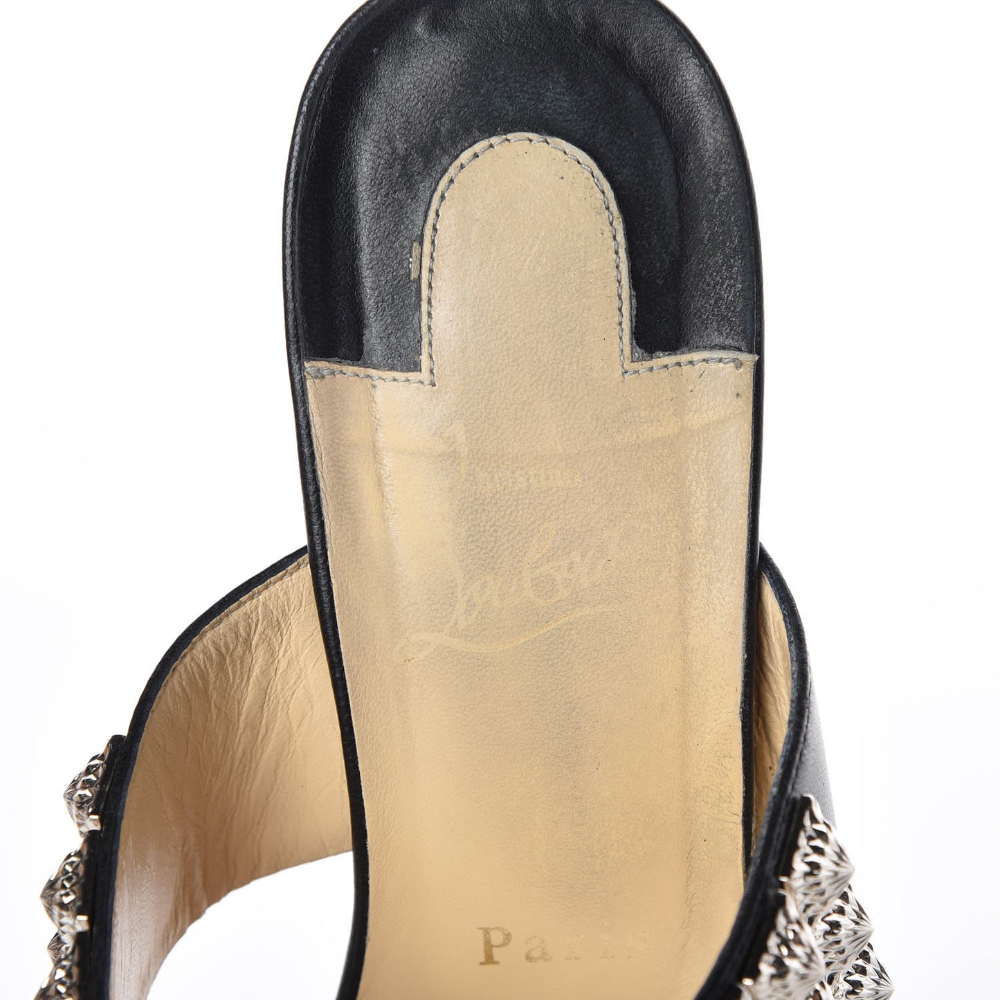 Nappa Myriadiam 55 Slide Sandals 40 Black