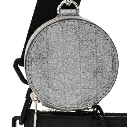 Louis Vuitton Damier Glitter Taurillon Monogram In The Loop Trio Pouch Black Silver 11 of 14