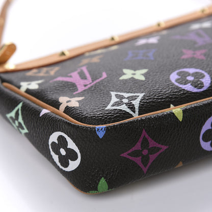Louis Vuitton Monogram Multicolor Pochette Accessories Black 6 of 11