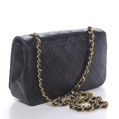 Chanel Lambskin Quilted Small Single Flap Bag Black 3 of 12