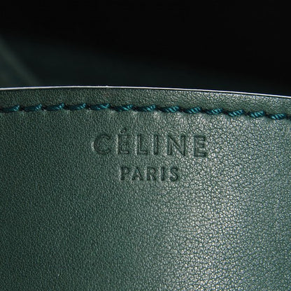 Celine Calfskin Medium Phantom Luggage Emerald Green 6 of 20