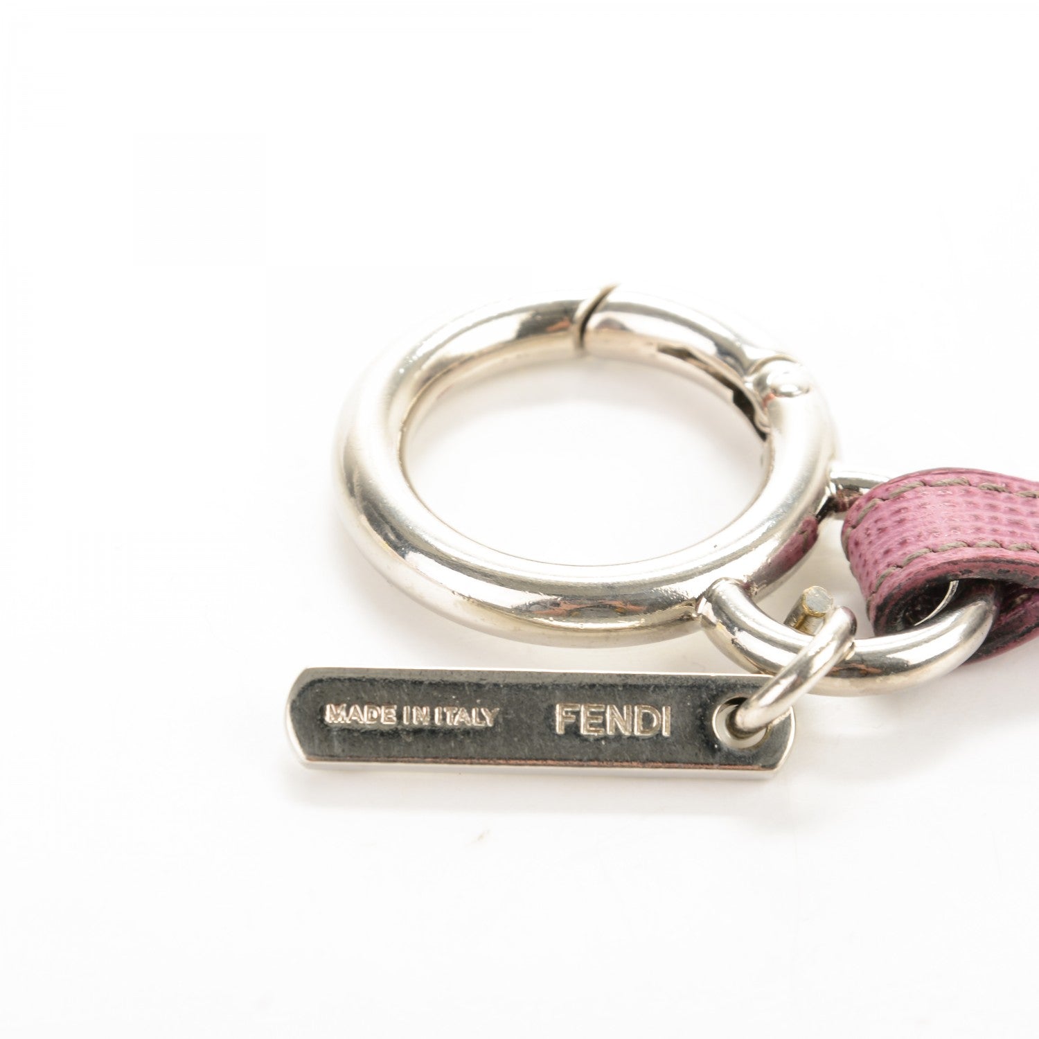 Fendi Fox Fur Jessy Jr Monster Bag Bug Charm Lilla Multicolor Perla 3 of 4