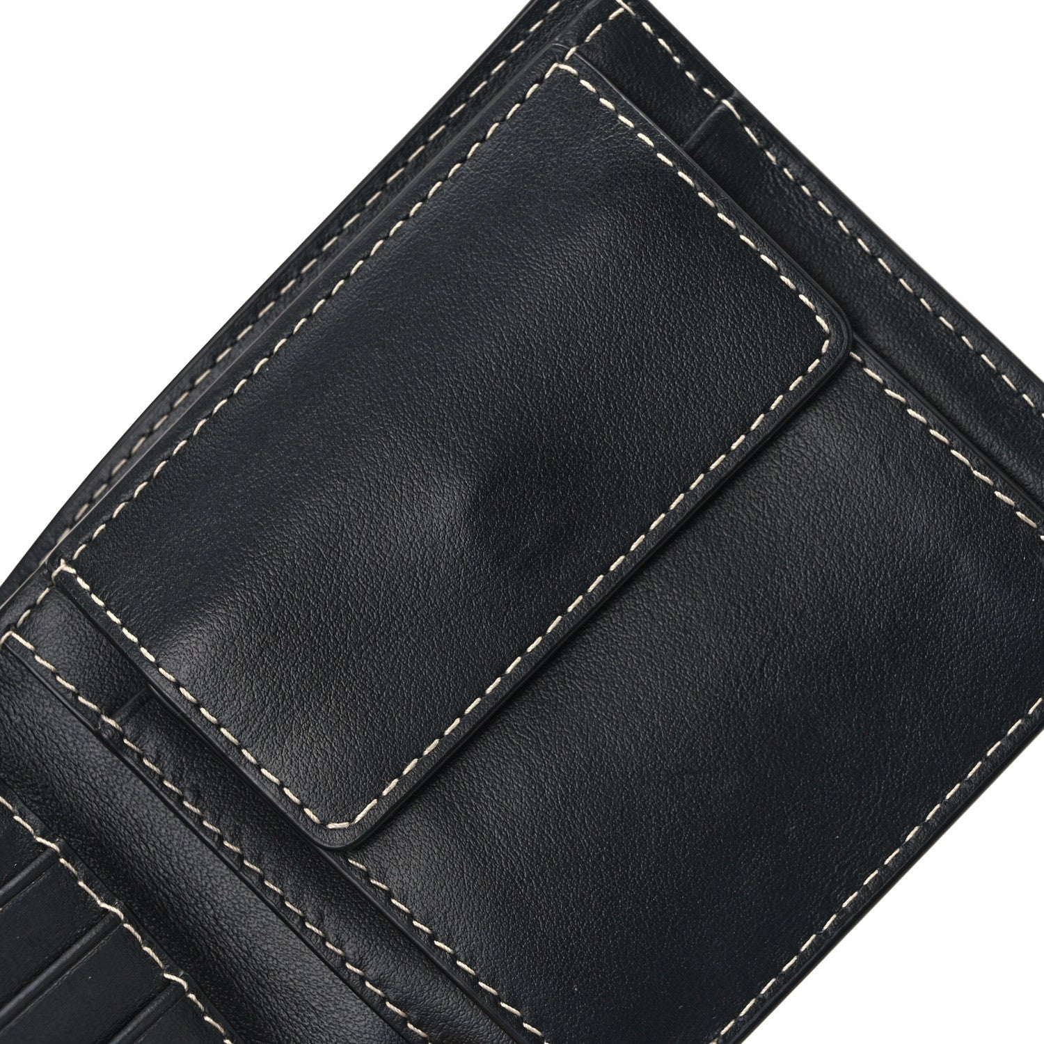Burberry Charcoal Check Calfskin Bi-Fold Wallet Dark Birch Brown 8 of 8