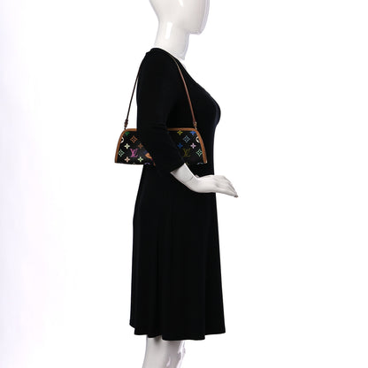 Louis Vuitton Monogram Multicolor Shirley Black 2 of 9