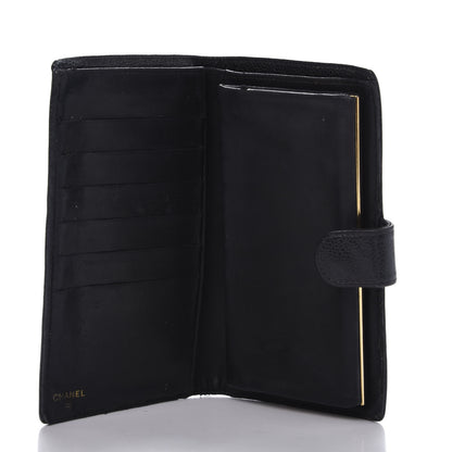 Chanel Caviar Timeless CC French Wallet Black 5 of 13