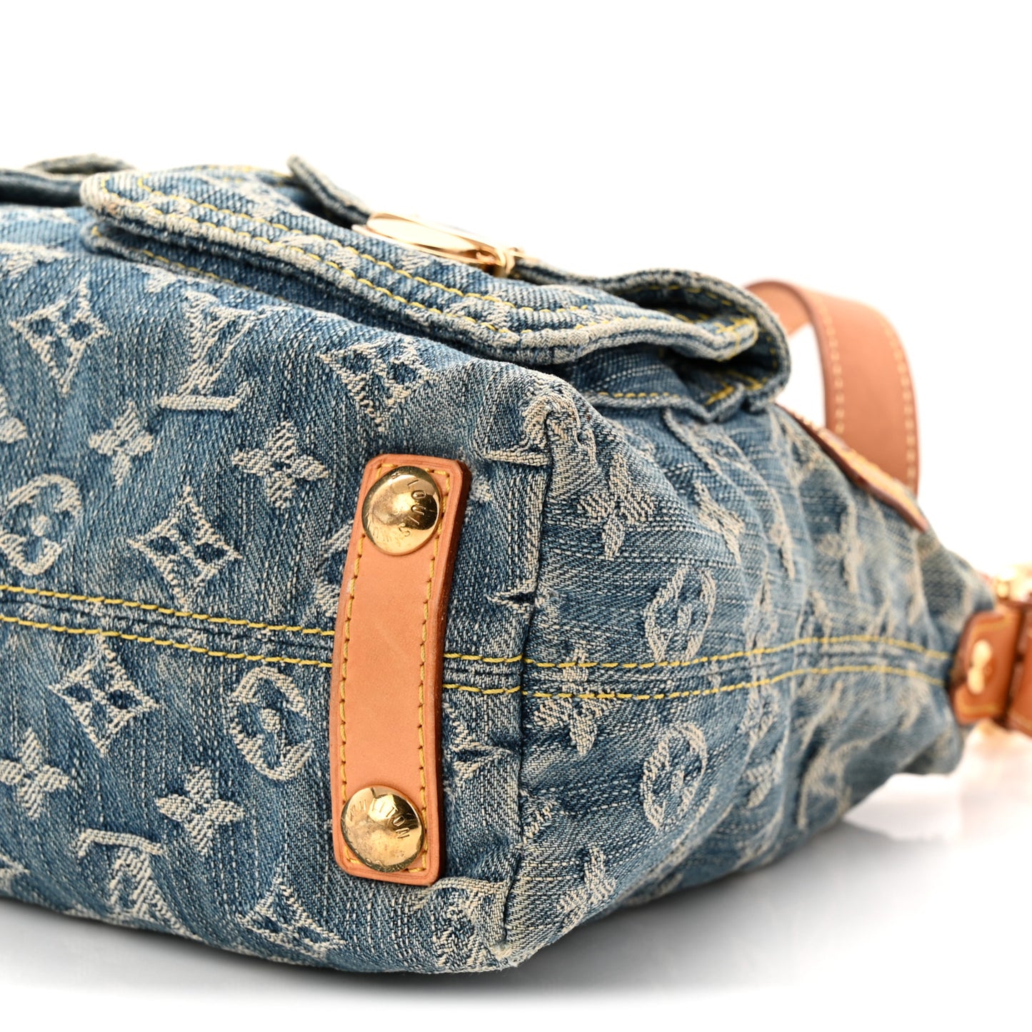 Monogram Denim Baggy PM Blue