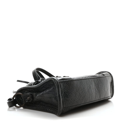 Balenciaga Agneau Arena Storico Classic Hardware Nano Le City Black 4 of 11