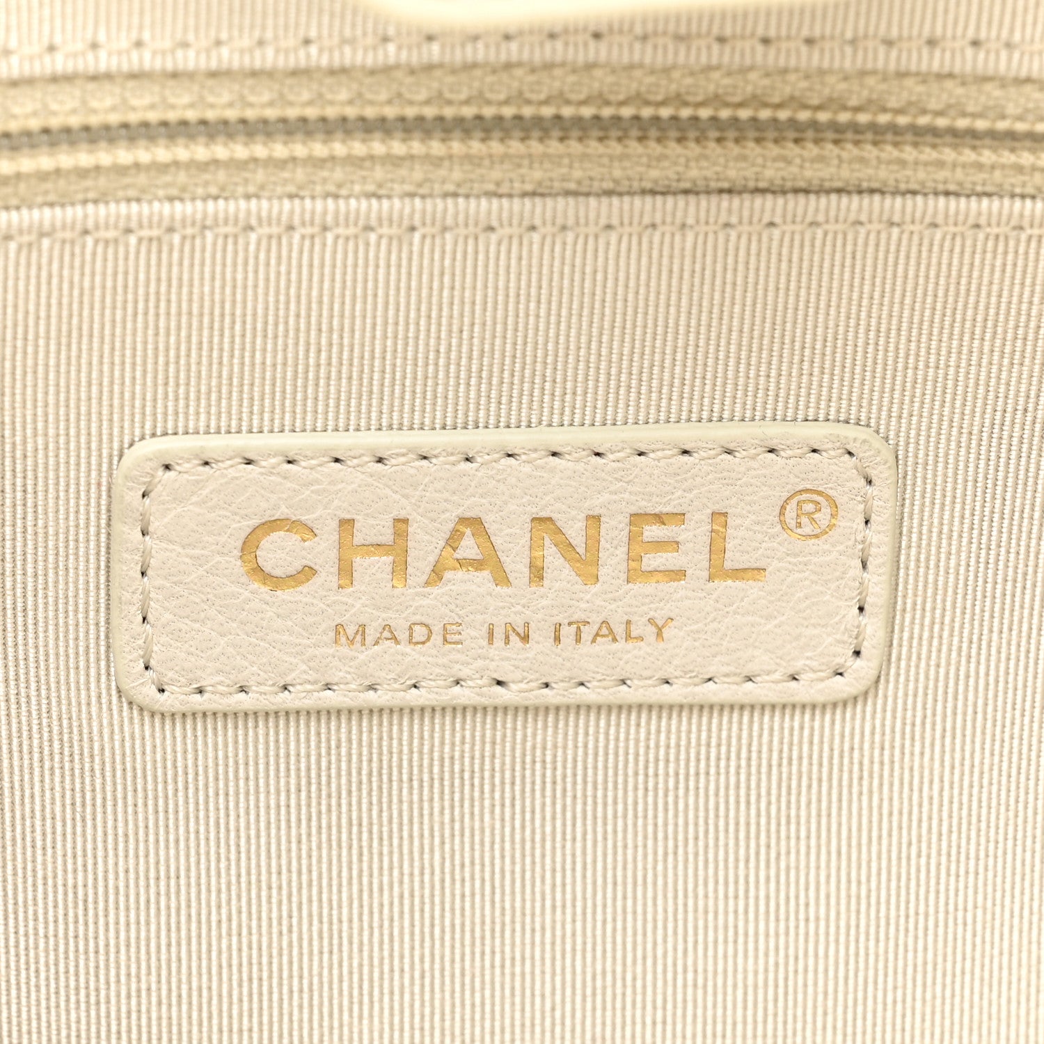 Chanel Shiny Aged Calfskin North South Shopping Bag White 6 of 13