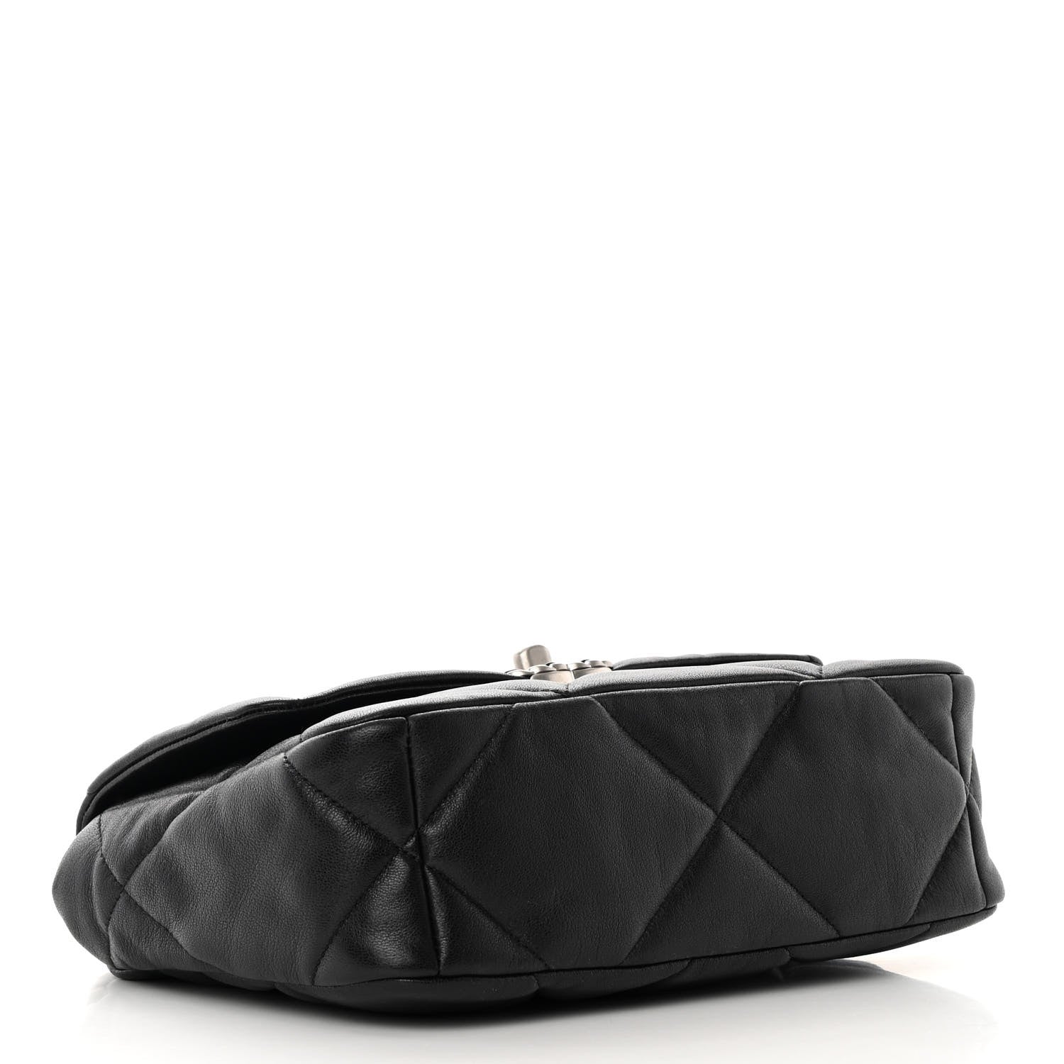 Chanel Lambskin Quilted Medium Chanel 19 Flap Black 4 of 12
