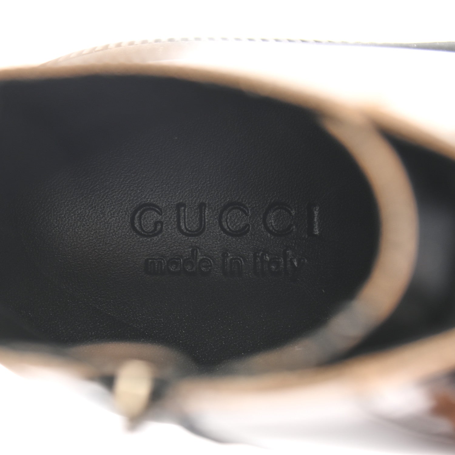 Gucci Calfskin Mens Double G Lace Up Boots 7 Black 8 of 9