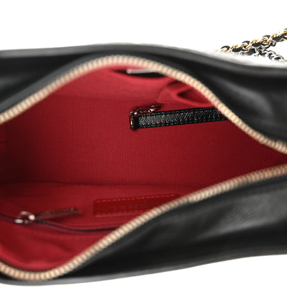 Chanel Aged Calfskin Quilted Small Gabrielle Hobo Black 5 of 11