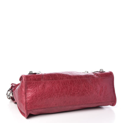 Balenciaga Agneau Giant 21 Silver Hardware City Pourpre 4 of 14
