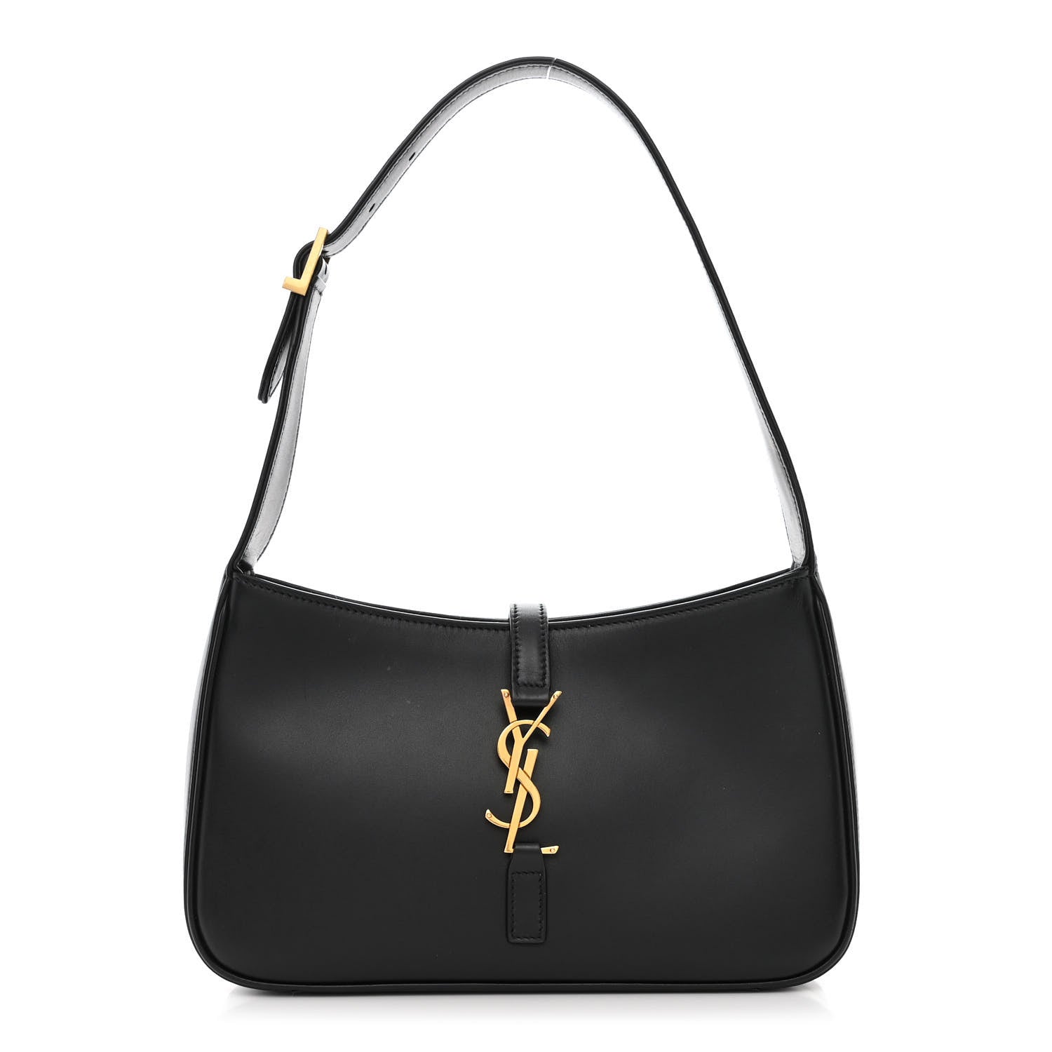 Saint Laurent Smooth Calfskin Le 5 A 7 Hobo Black 1 of 10