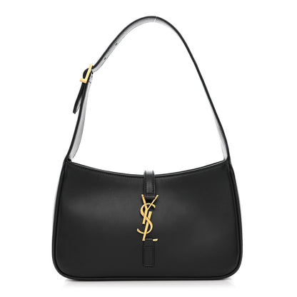Saint Laurent Smooth Calfskin Le 5 A 7 Hobo Black 1 of 10