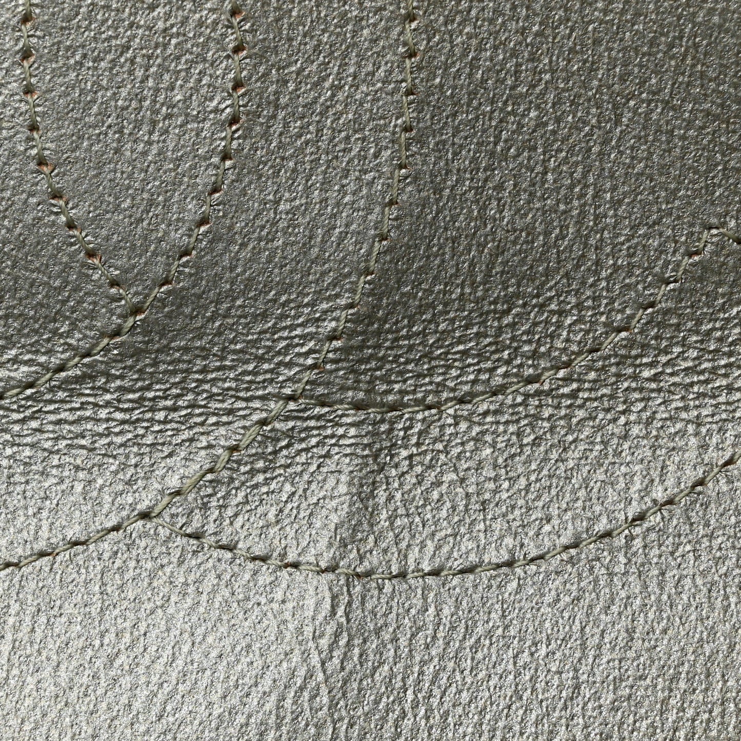Metallic Lambskin Quilted Jumbo Double Flap Green