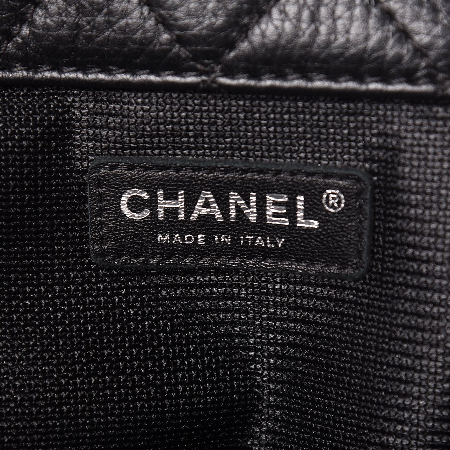 Calfskin Quilted XXL Travel Flap Bag Black