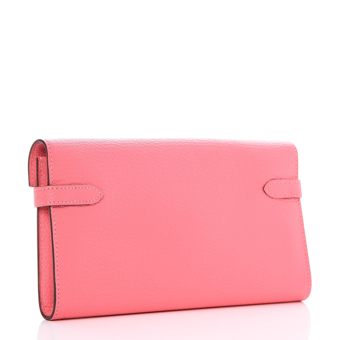 Chevre Mysore Kelly Longue Wallet Rose Azalee