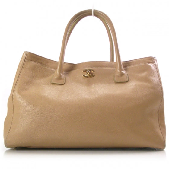 Chanel Caviar Cerf Shopper Tote Beige 1 of 12