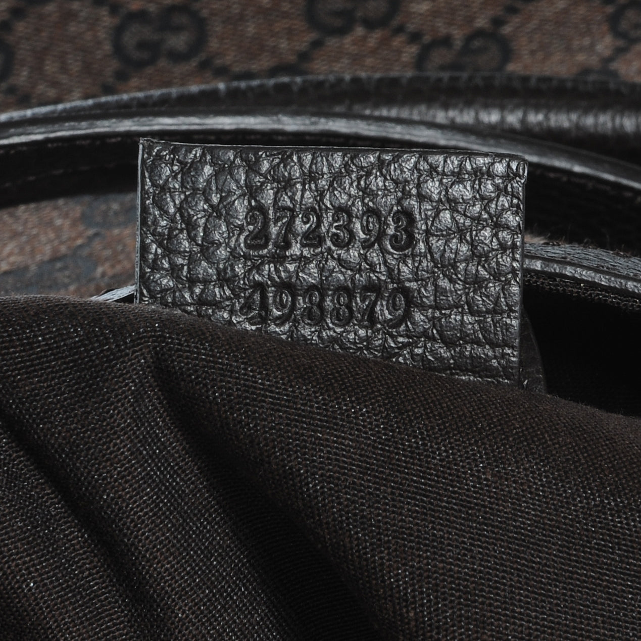 Monogram Medium Abbey Convertible Tote Dark Brown