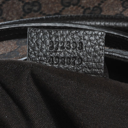 Gucci Monogram Medium Abbey Convertible Tote Dark Brown 7 of 7