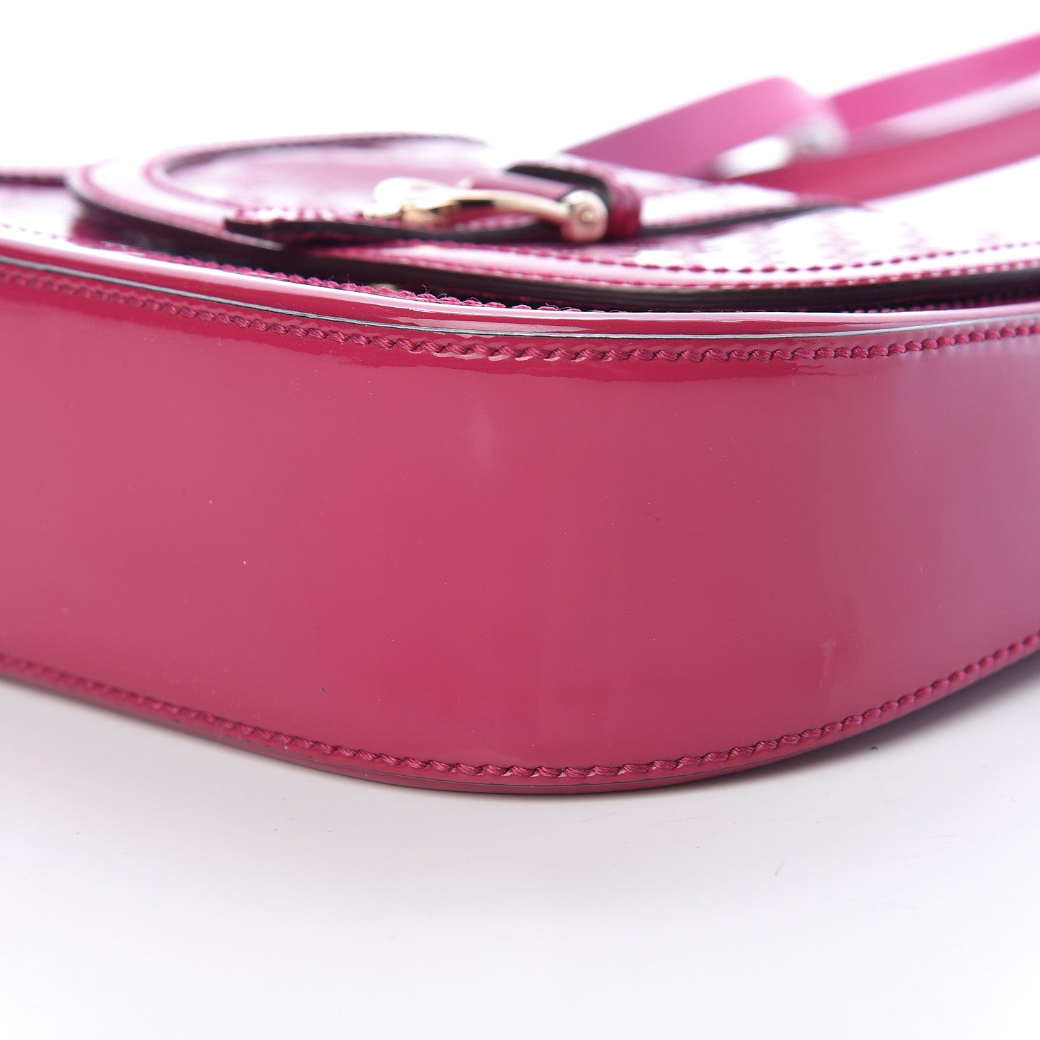 Gucci Patent Microguccissima Small Nice Messenger Bag Bright Bouganville 9 of 19