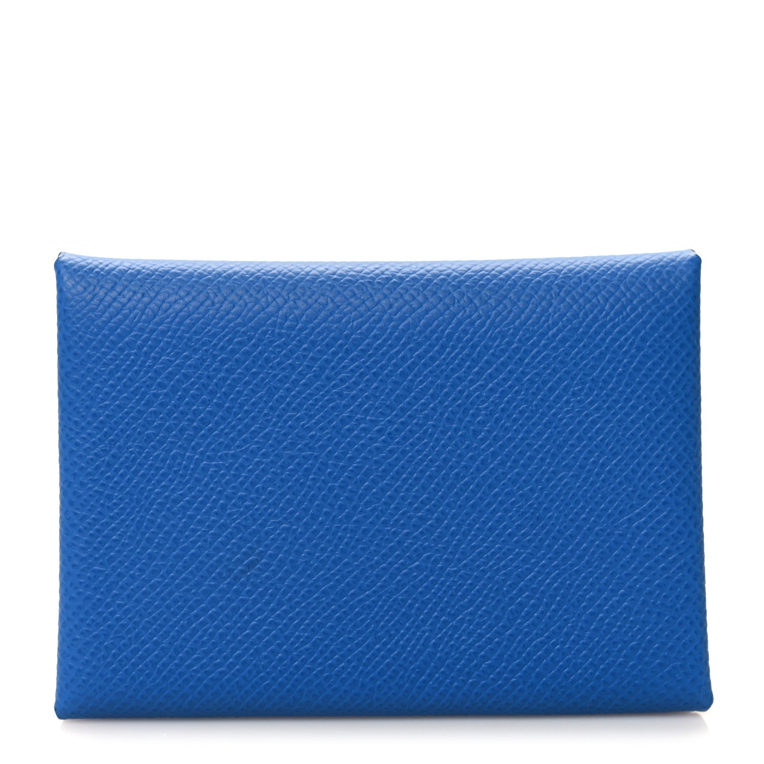 Hermes Epsom Calvi Duo Card Case Bleu Zanzibar 1 of 9