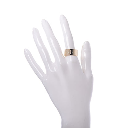 Tiffany 18K Yellow Gold Diamond Locks Ring 57 8 2 of 5