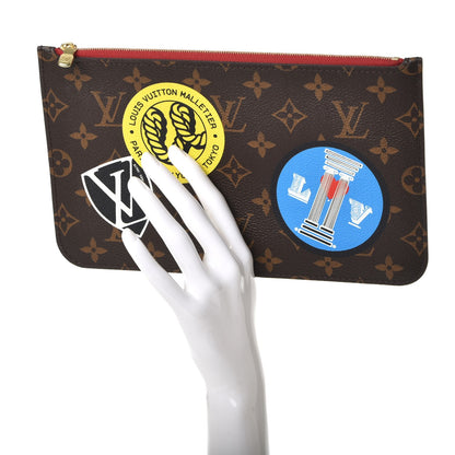 Louis Vuitton Monogram World Tour Neverfull MM GM Pochette 2 of 8