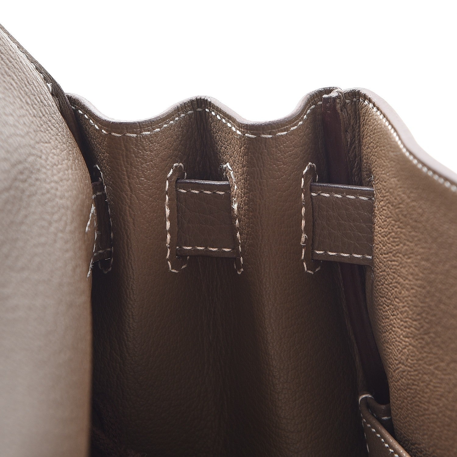 Hermes Togo Kelly Retourne 28 Etoupe 10 of 38
