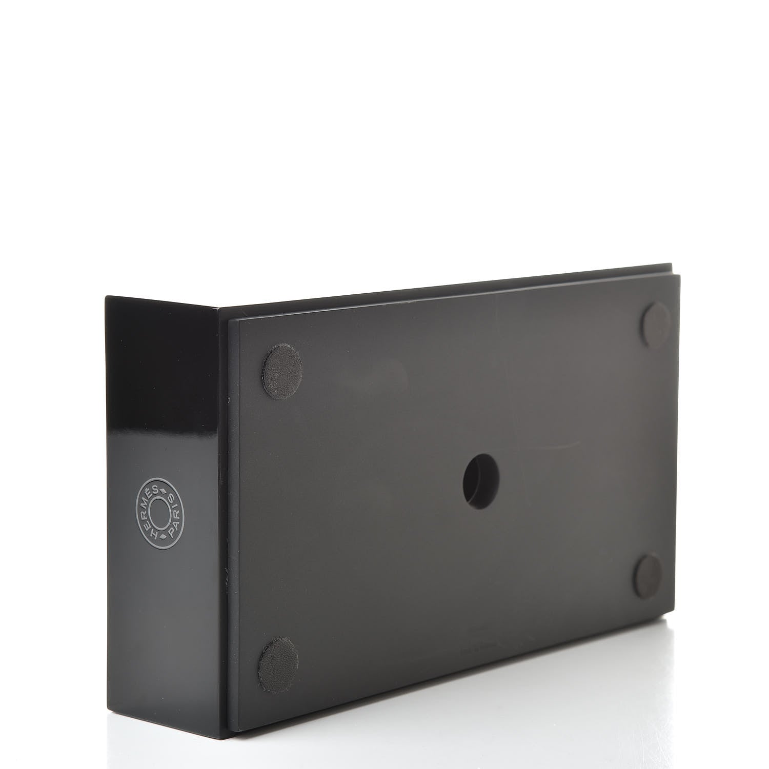 Hermes Lacquered Wood K-Box Tissue Box Black 4 of 7