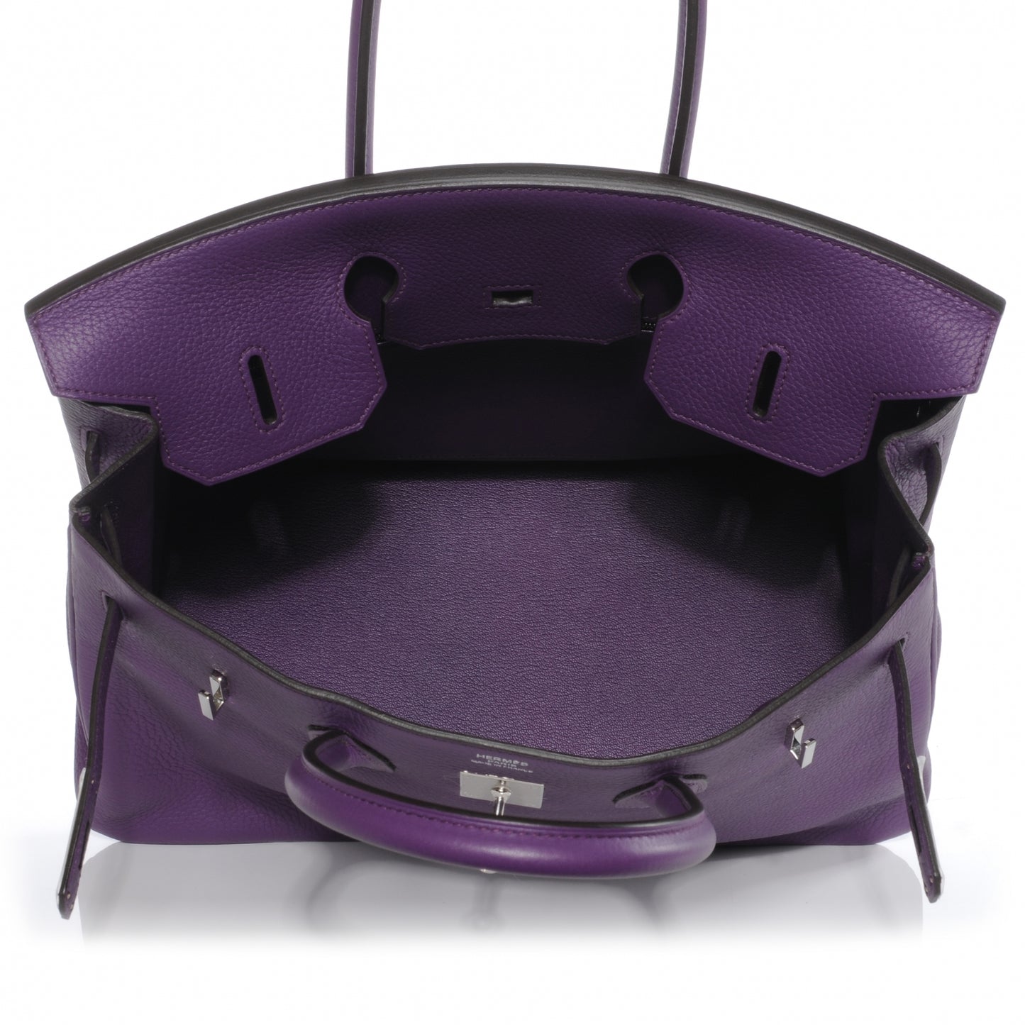 Taurillon Clemence Birkin 35 Ultraviolet