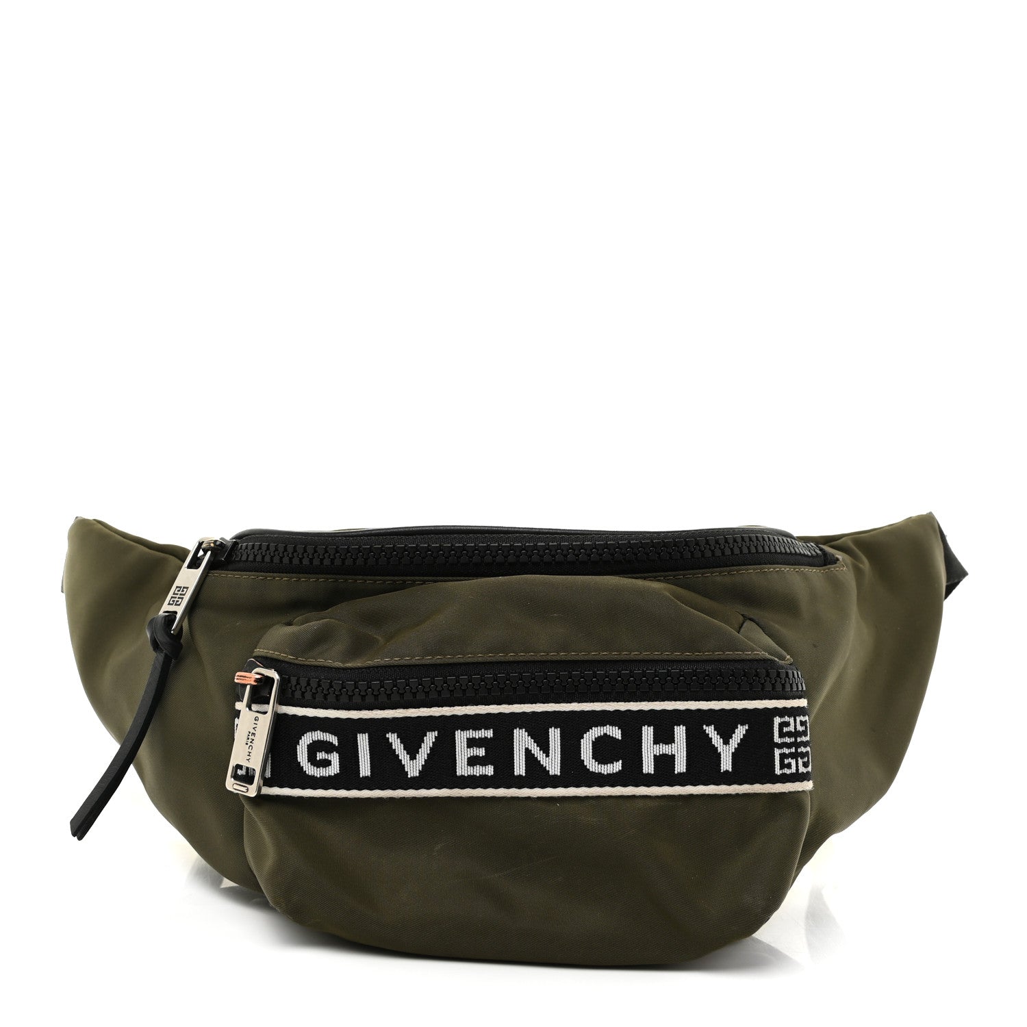 Givenchy Nylon Logo Belt Bag Khaki 1 of 17