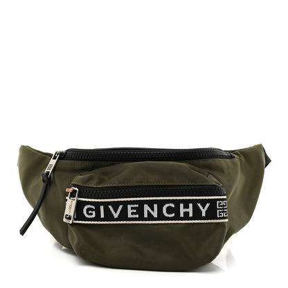 Givenchy Nylon Logo Belt Bag Khaki 1 of 17