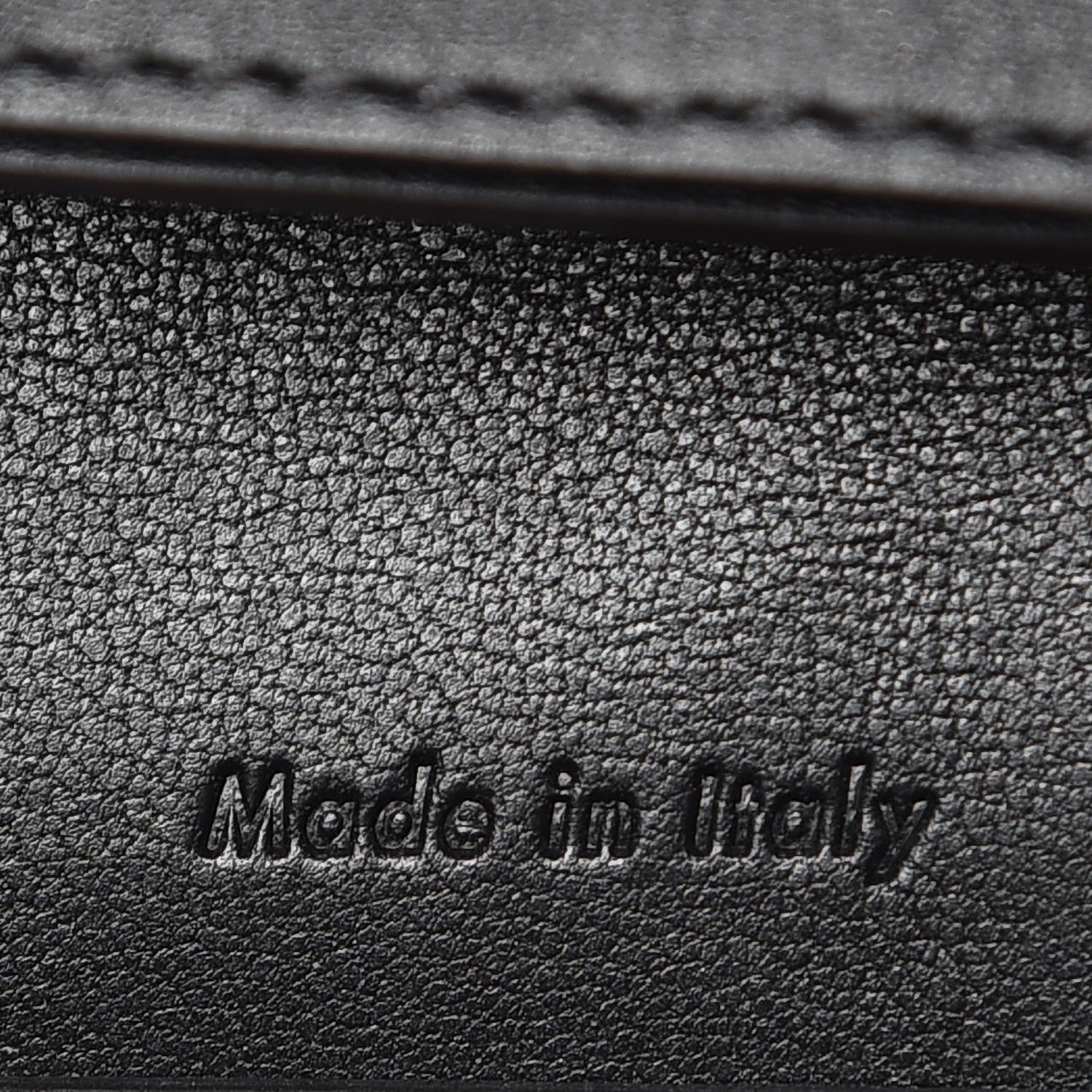 Celine Stingray Shiny Calfskin Clutch on a Chain Black 7 of 7