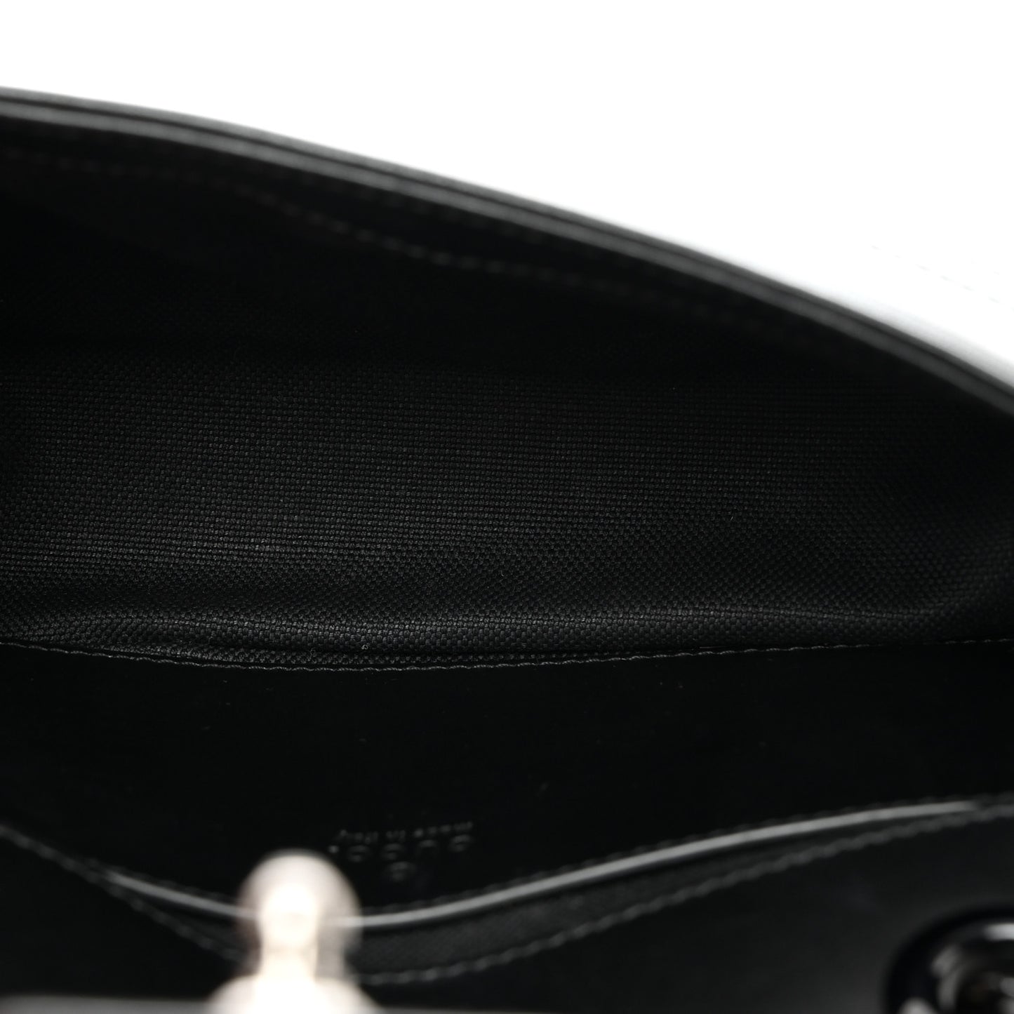 Calfskin Matelasse Monochrome Mini GG Marmont Shoulder Bag Black