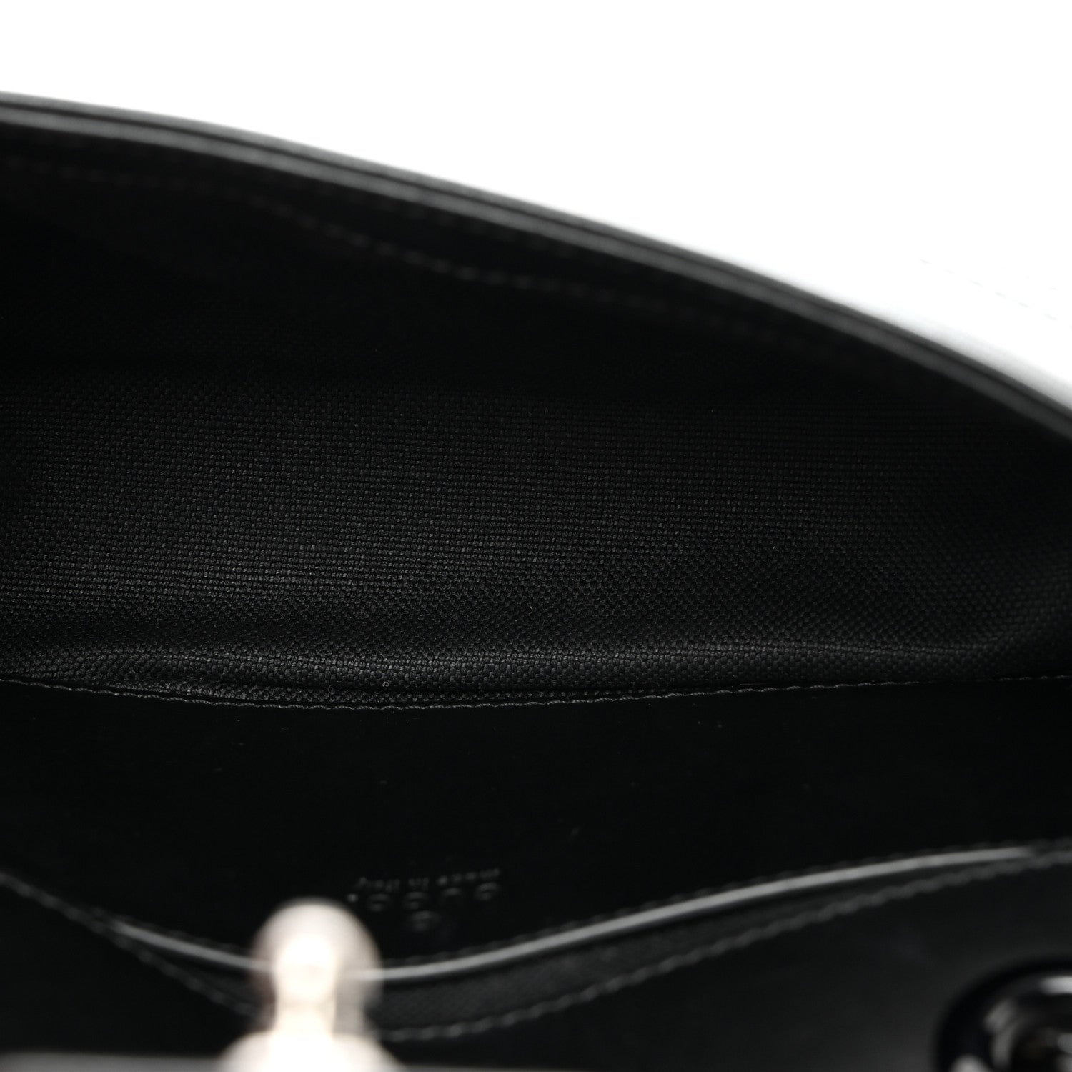 Gucci Calfskin Matelasse Monochrome Mini GG Marmont Shoulder Bag Black 5 of 10