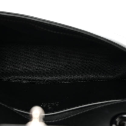 Gucci Calfskin Matelasse Monochrome Mini GG Marmont Shoulder Bag Black 5 of 10