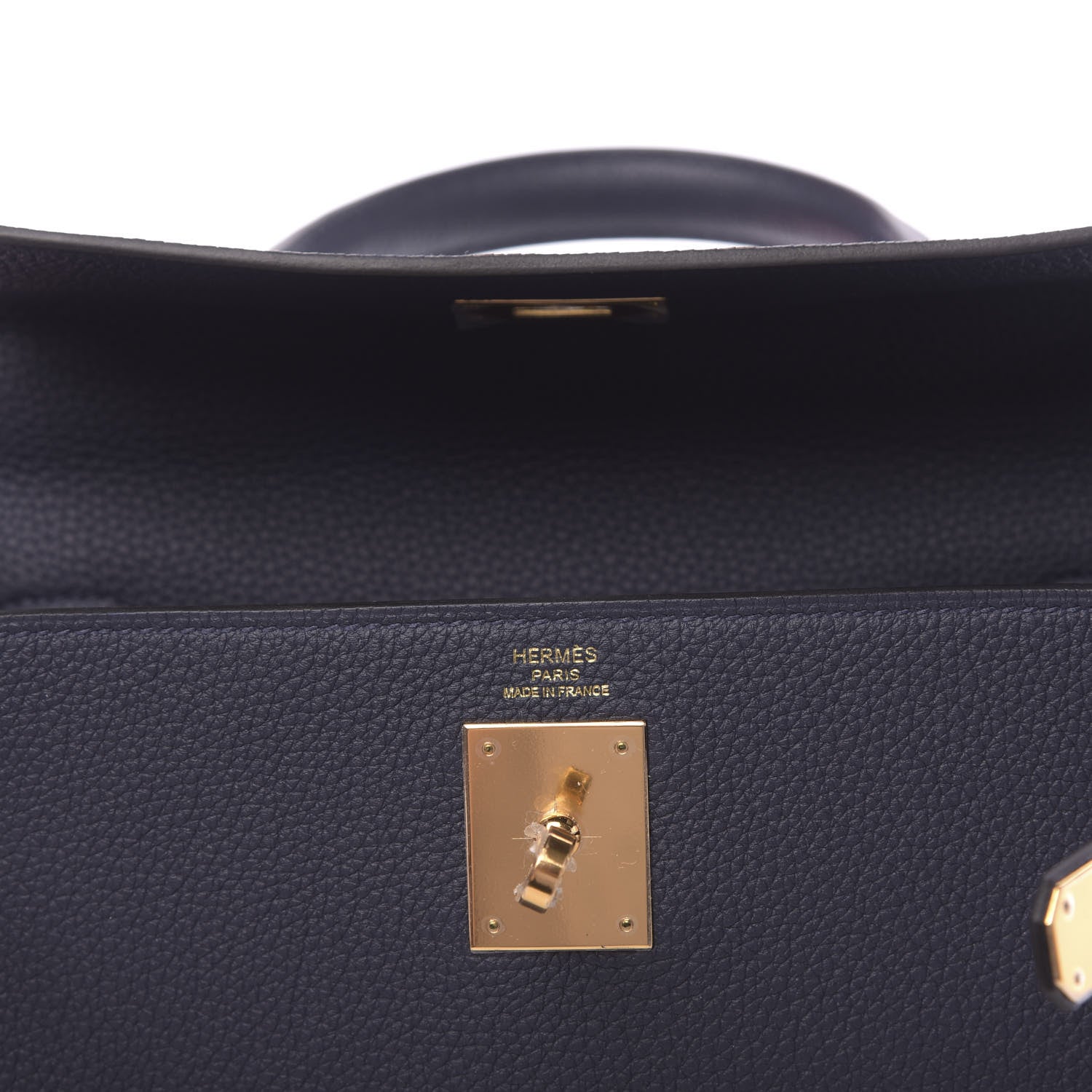 Hermes Togo Kelly Retourne 28 Bleu Nuit 6 of 11