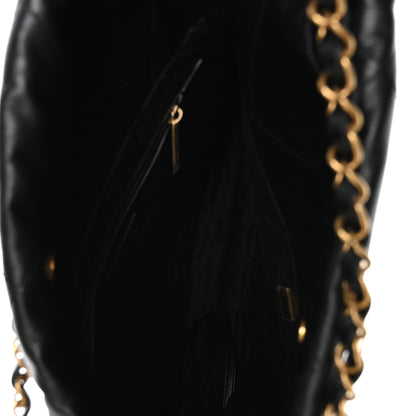 Chanel Shiny Calfskin Quilted Chanel 22 Black 6 of 11