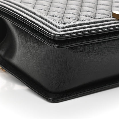 Chanel Caviar Quilted New Medium Boy Flap Black 9 of 11