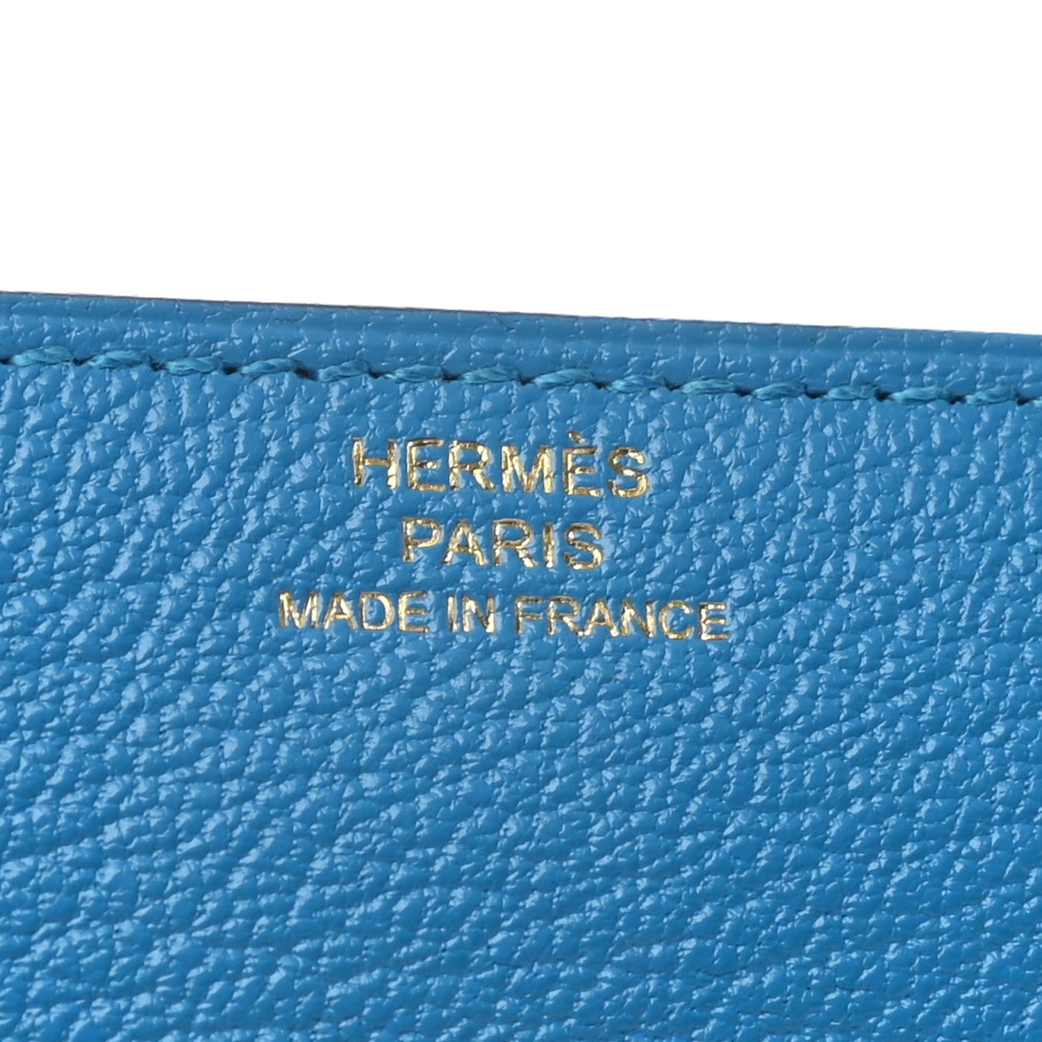 Hermes Chevre Mysore Mini Clic Card Holder Bleu Frida 6 of 7