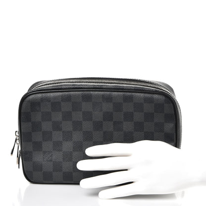 Louis Vuitton Damier Graphite Toilet Pouch GM 2 of 8