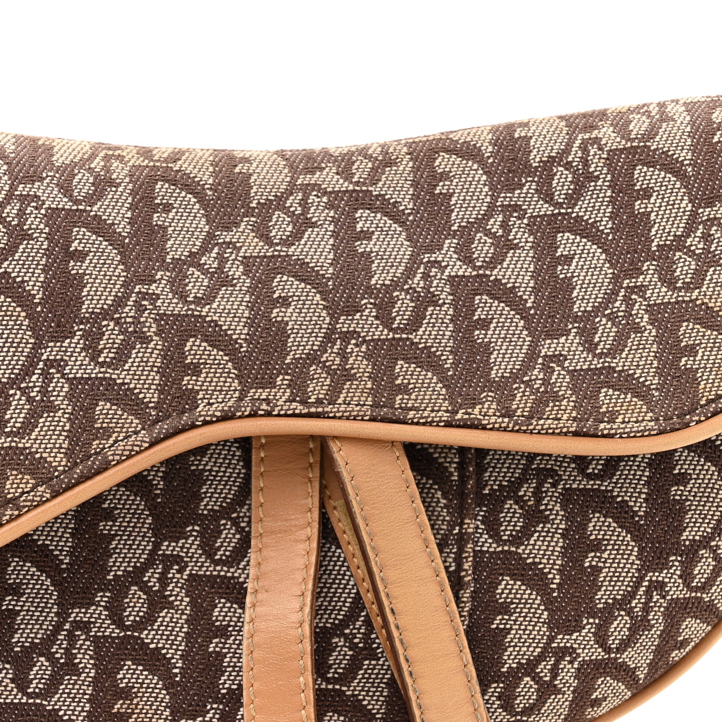 Monogram Saddle Bag Brown