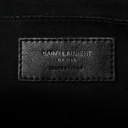 Saint Laurent Calfskin Matelasse Monogram Lou Camera Bag Black 6 of 13