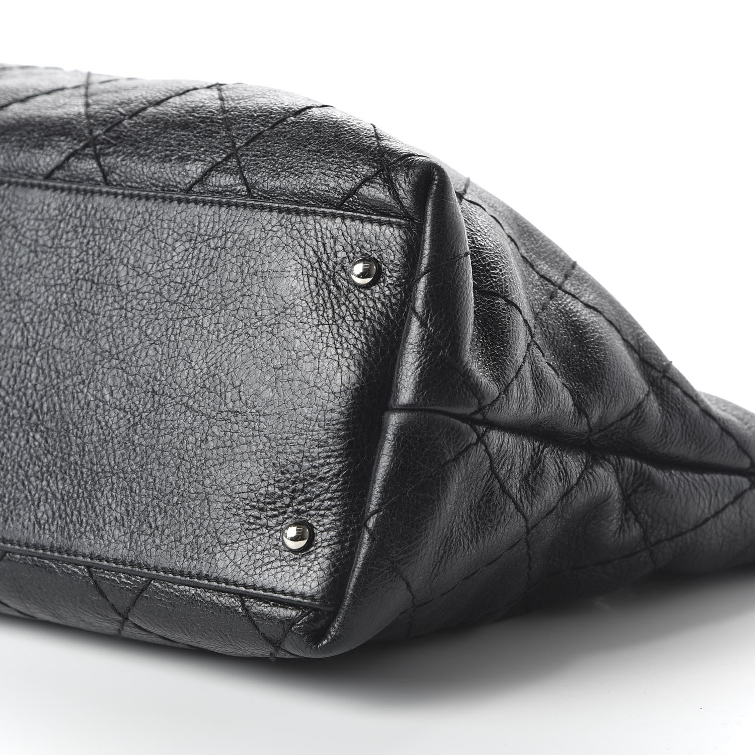 Chanel Glazed Calfskin Large On The Road Tote Black 7 of 10