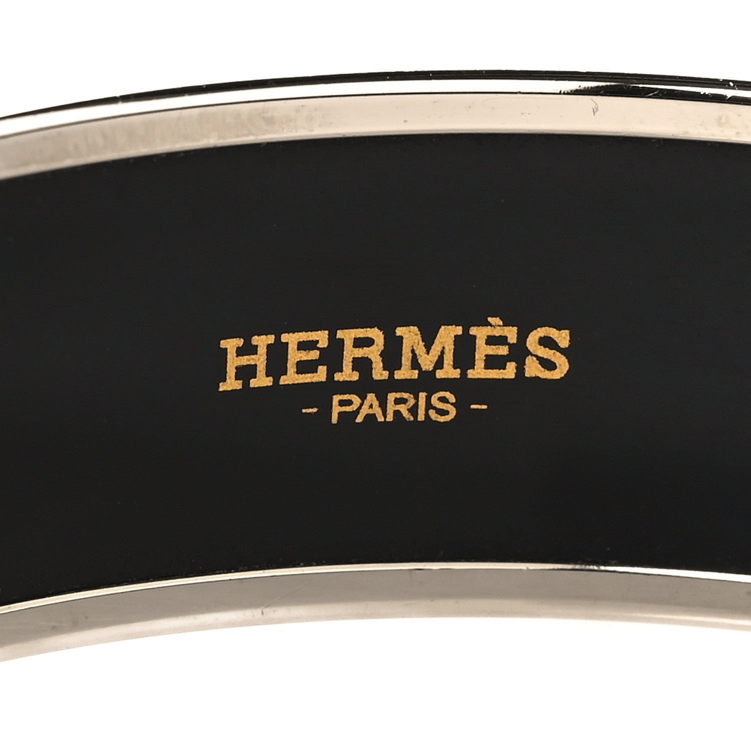 Hermes Enamel Printed Della Cavalleria Wide Bracelet 70 Cacao 4 of 6