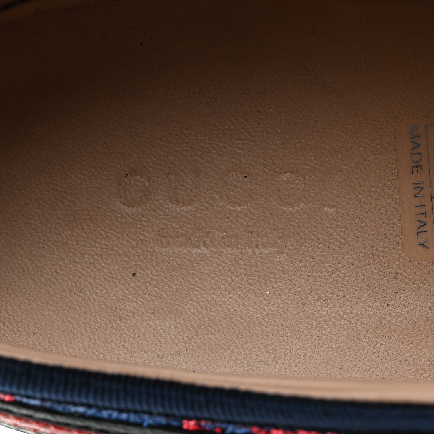 Gucci Lurex Calfskin Web GG Monogram Womens Falacer Sneakers 37 Iridescent Blue 7 of 9
