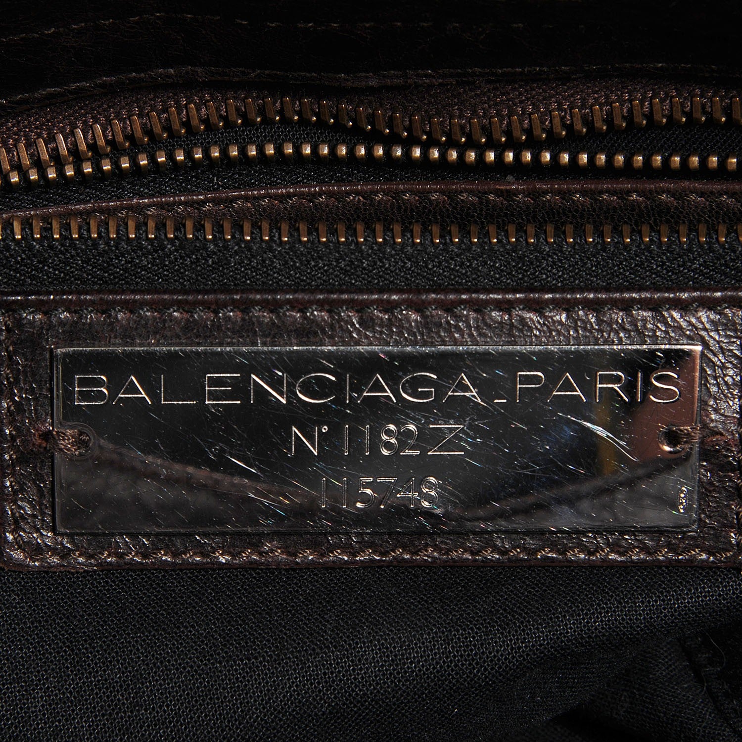 Balenciaga Chevre Classic Hardware City Chocolate 8 of 15
